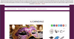 Desktop Screenshot of carnevalemaschere.com